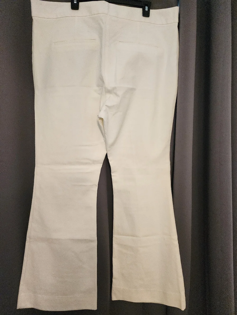 Derek Lam IO Crosby Cream Flare Pants $365 Old Money Quiet Luxury Sz 20 NWT - Picture 7 of 15